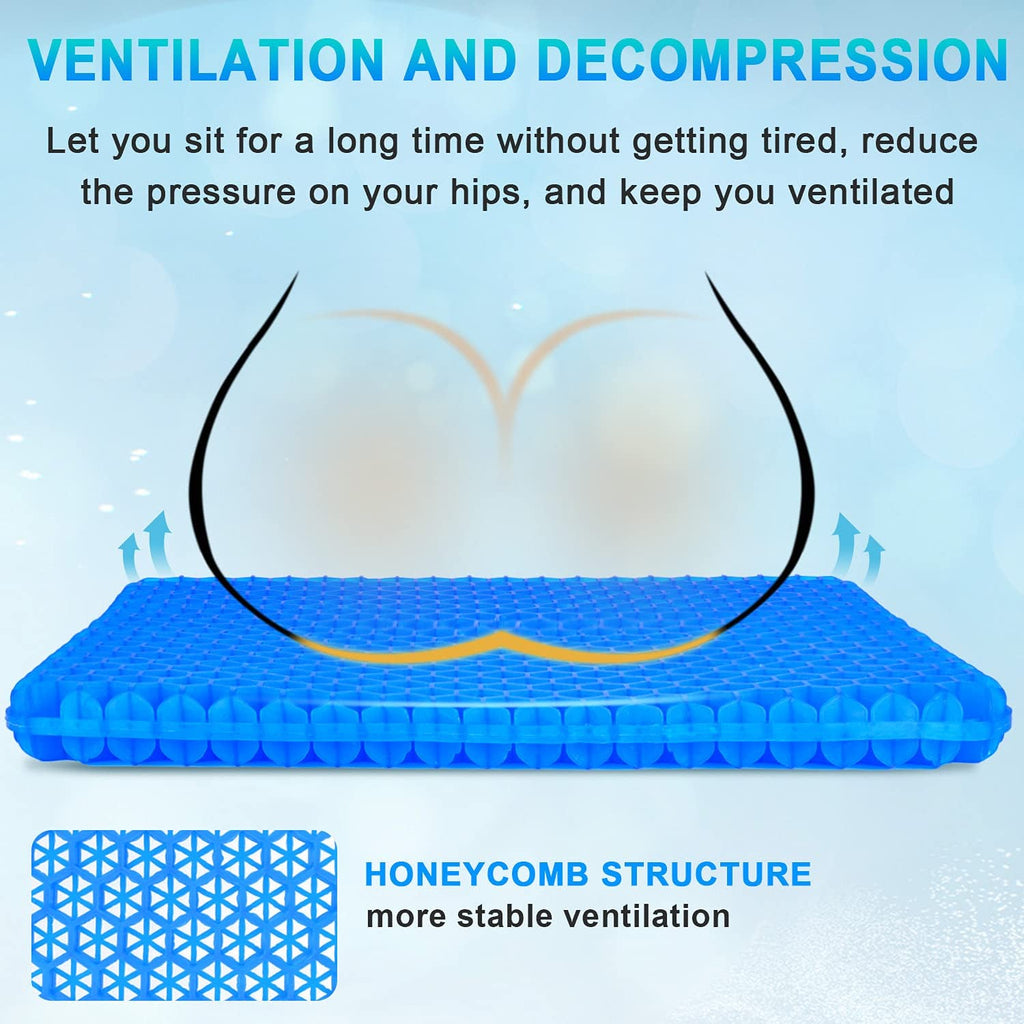 Gel Seat Cushion with Non-Slip Cover T834311
