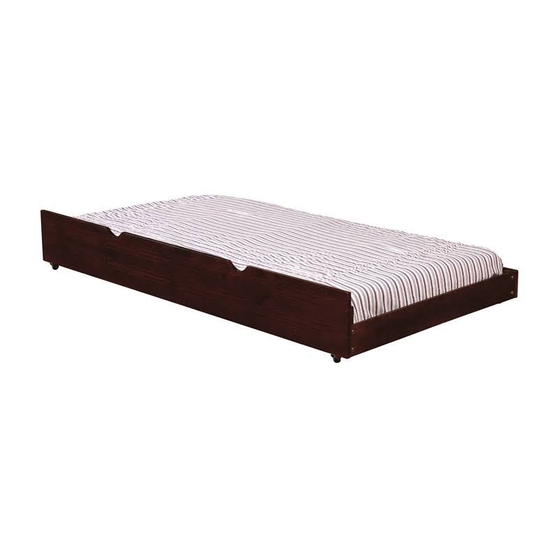 Twin Trundle with Casters in Espresso Z481230