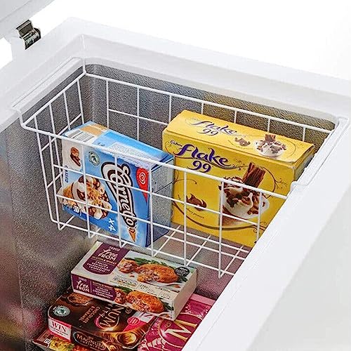 17.5 Inch Metal Wire Freezer Organizer Bins 2Pcs N164