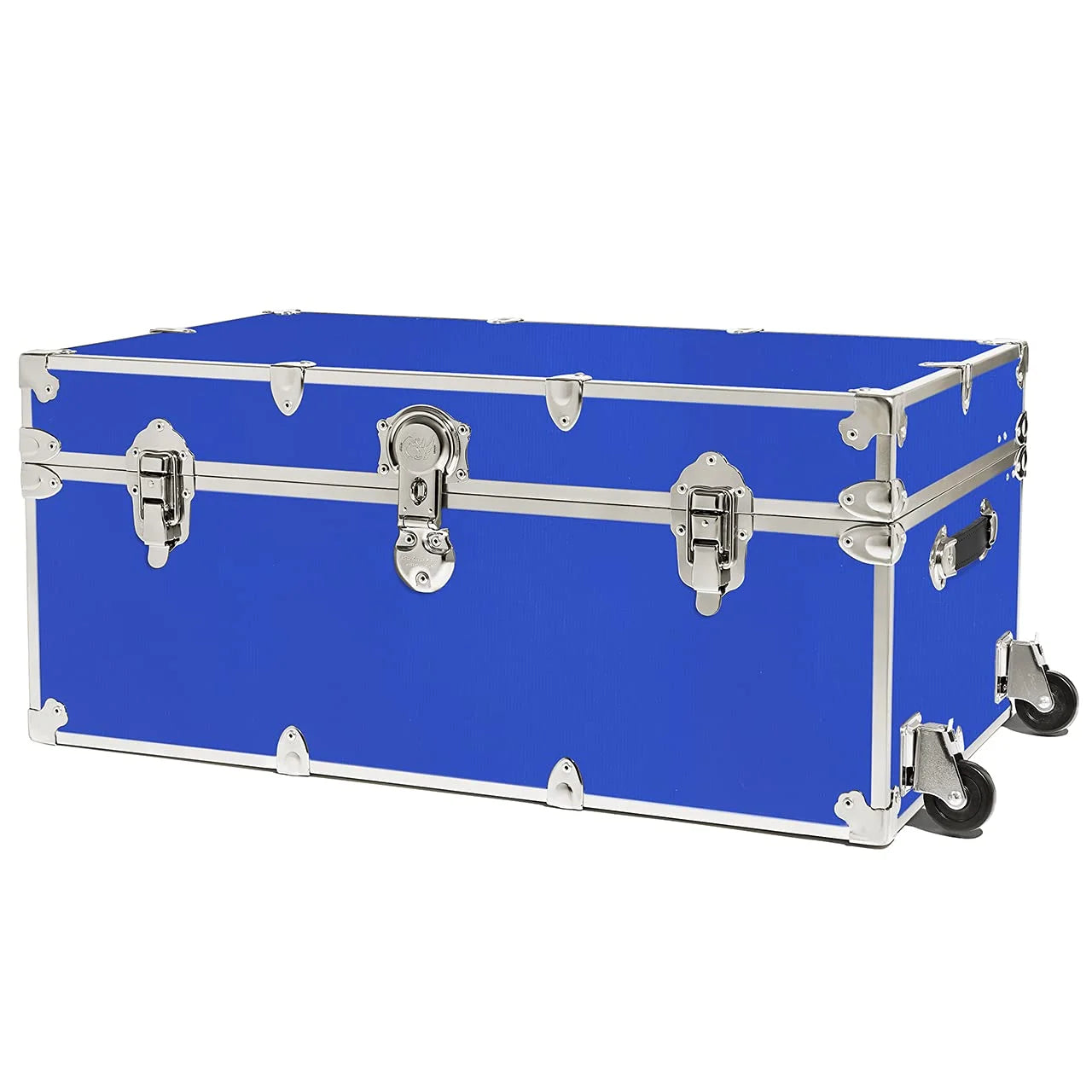 Large Armor Trunk with Removable Wheels 32"x18"x14" Royal Blue P613