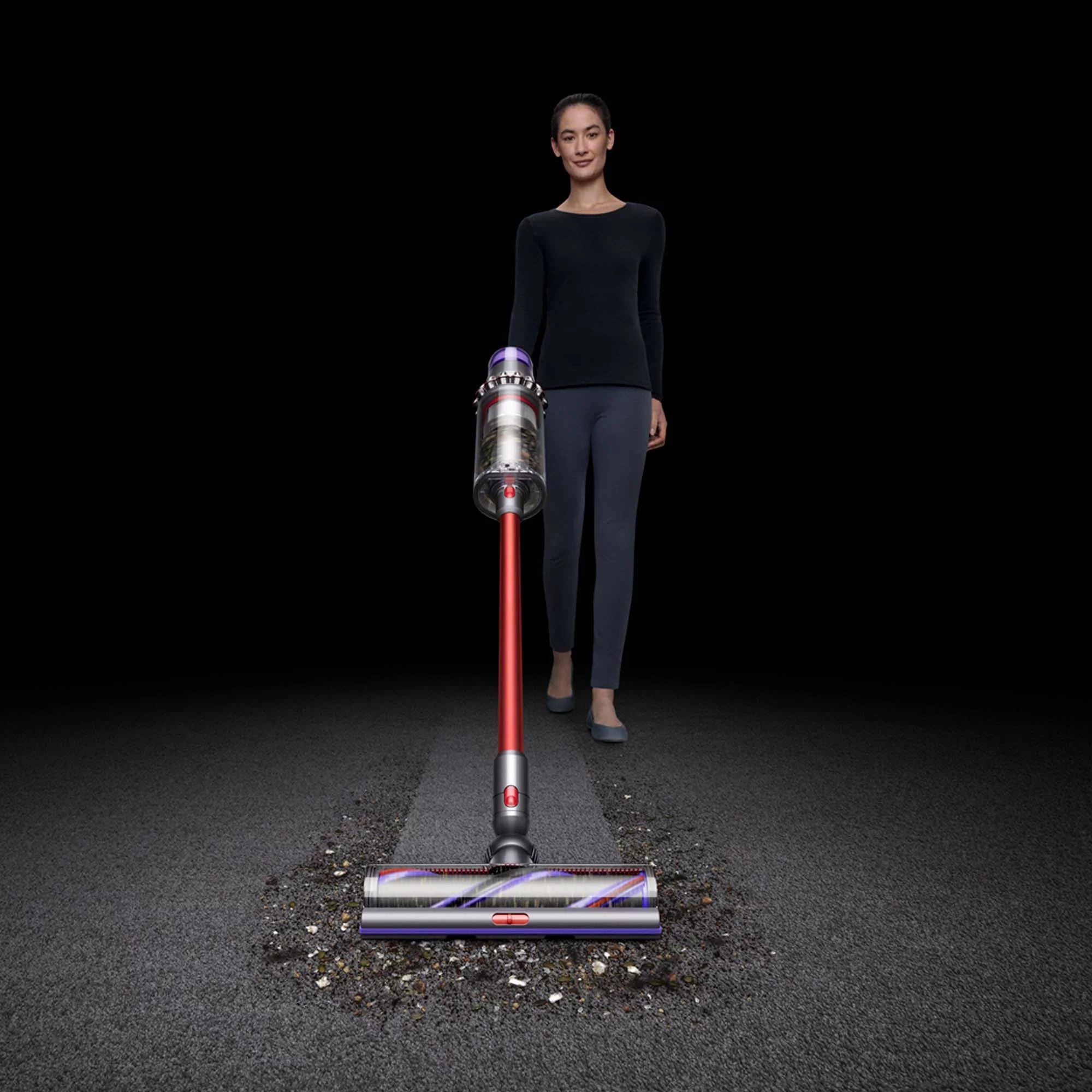 Red Cordless Vacuum Cleaner H3131