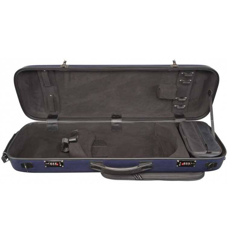 Oblong Scratch-Resistant Violin Case Black K487777