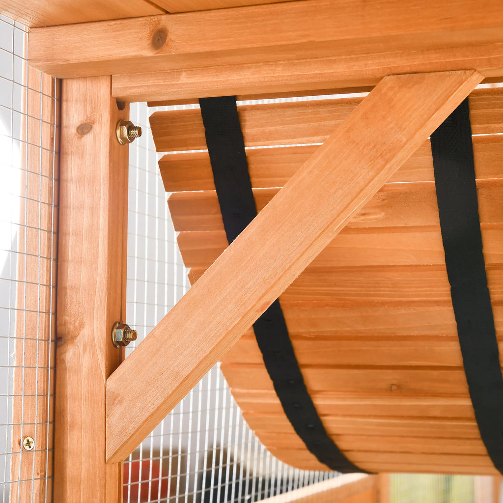 Outdoor Wooden Cat Enclosure G1362