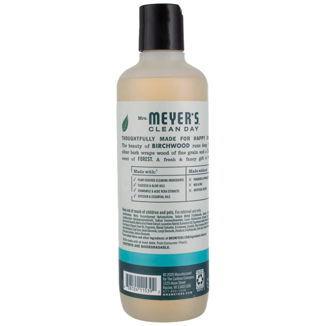 Moisturizing Body Wash, Birch Wood Scent, 16 Oz. A9449