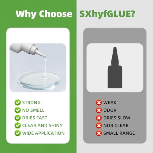 2 Packs Super Glue Gel for Shoes, Ceramics, Metal, Plastic, Wood, Leather, Glass F795