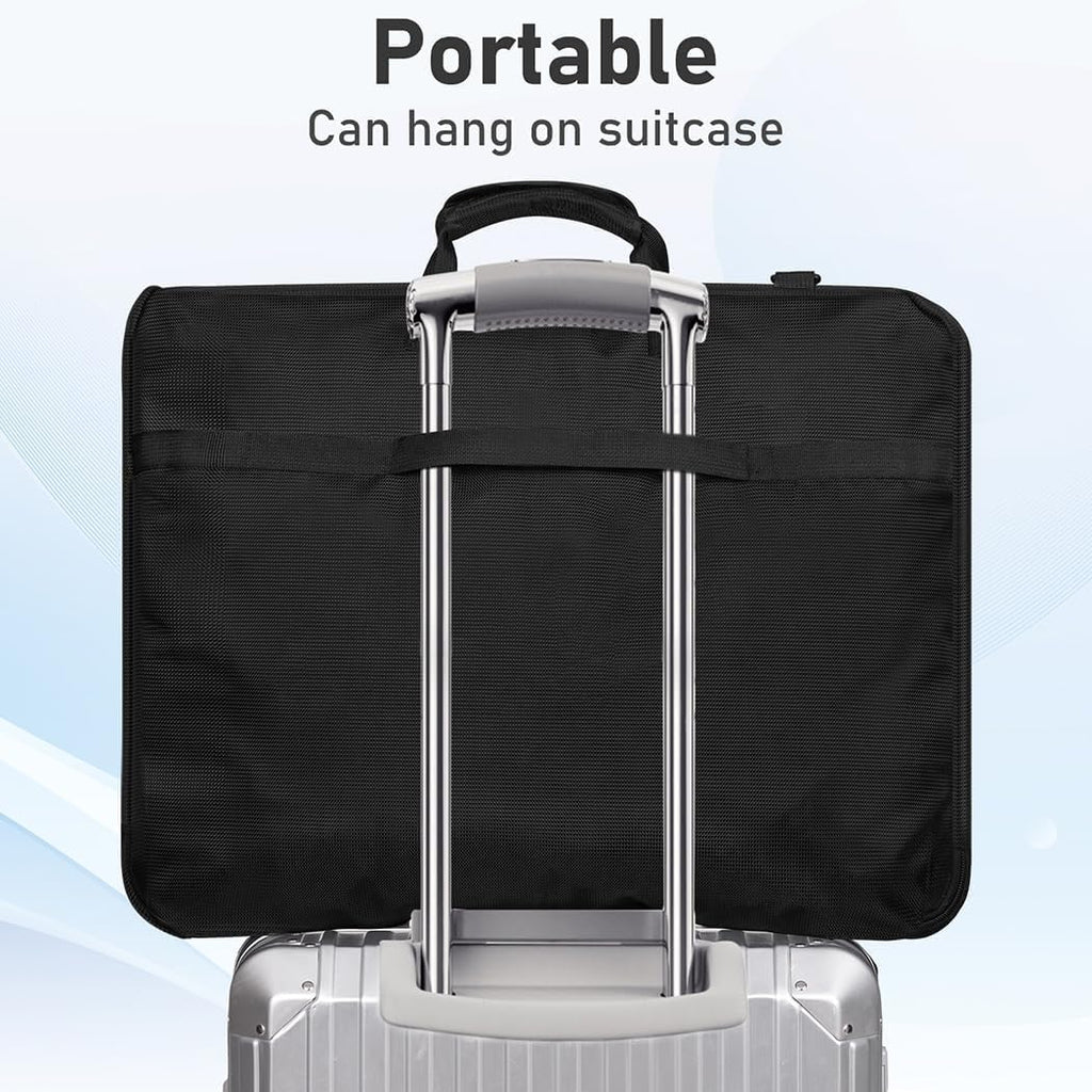 Black 43'' Waterproof Garment Bag with Shoulder Strap I658411