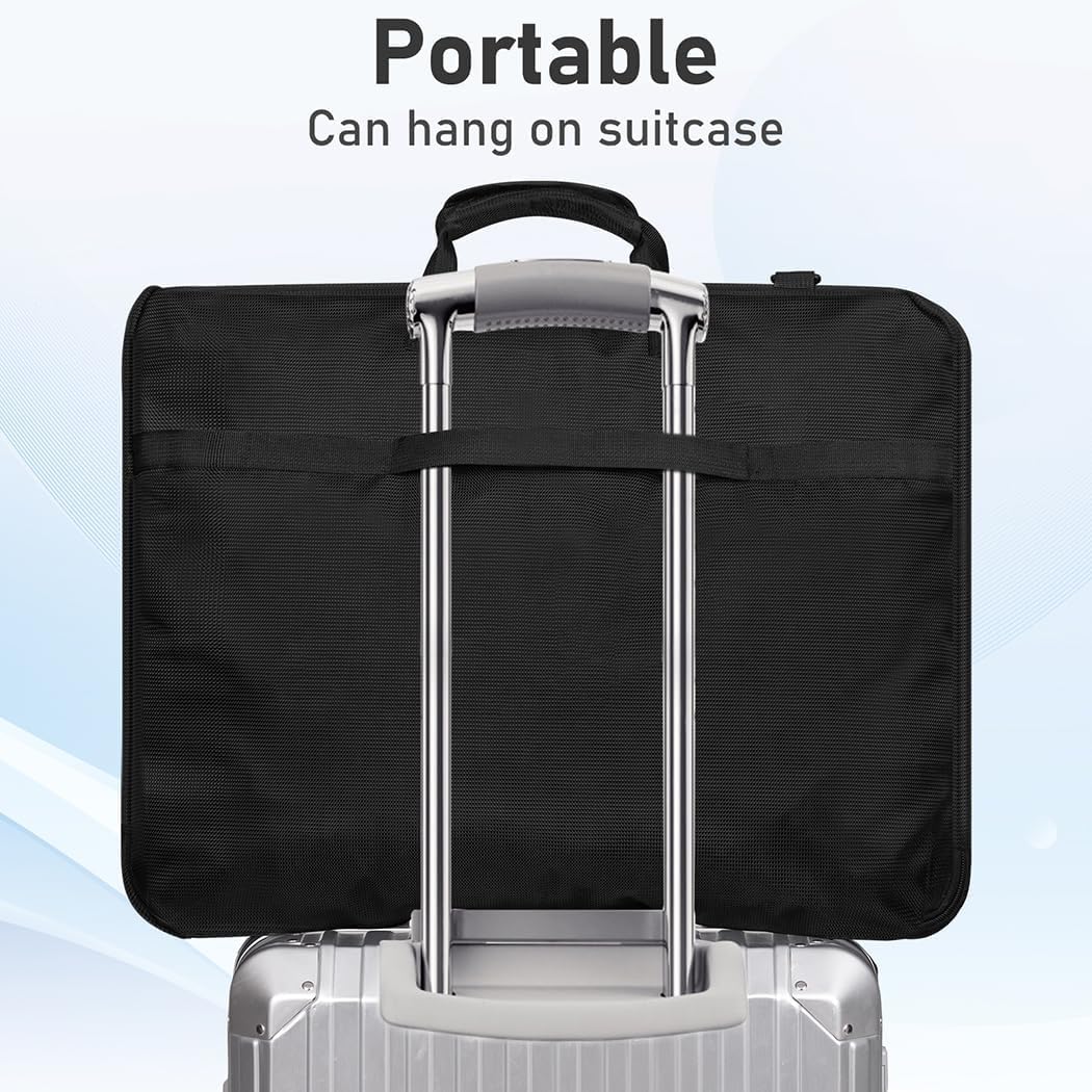 Black 43'' Waterproof Garment Bag with Shoulder Strap I658411