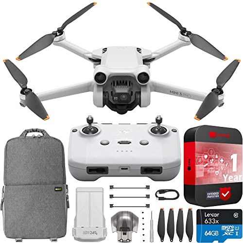 4K/60fps Video 48MP Photo 34min Flight Time Camera Drone with RC-N1 Controller and Backpack H674862
