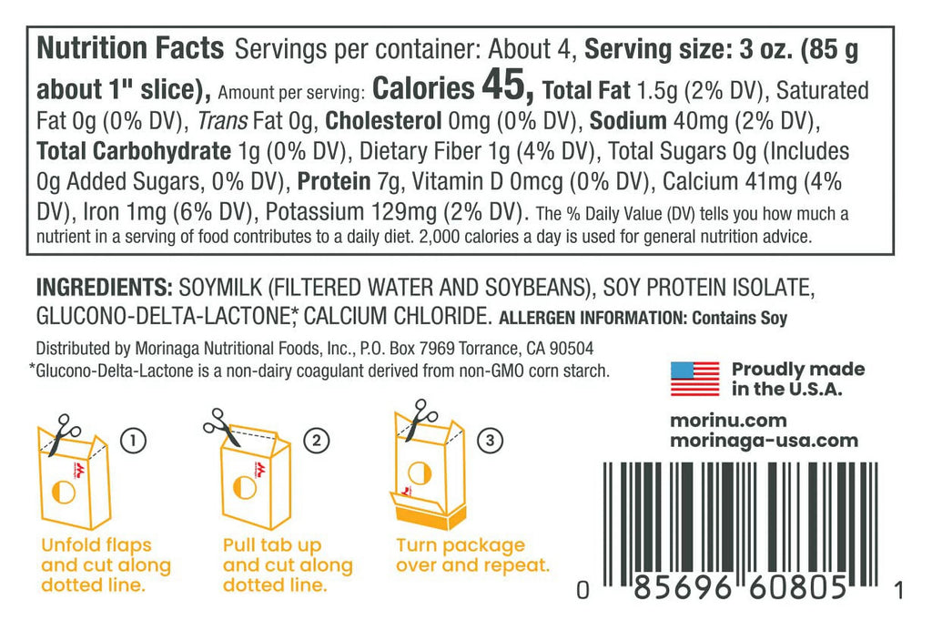 12.3 oz x 12 Packs Extra Firm Silken Tofu W6716