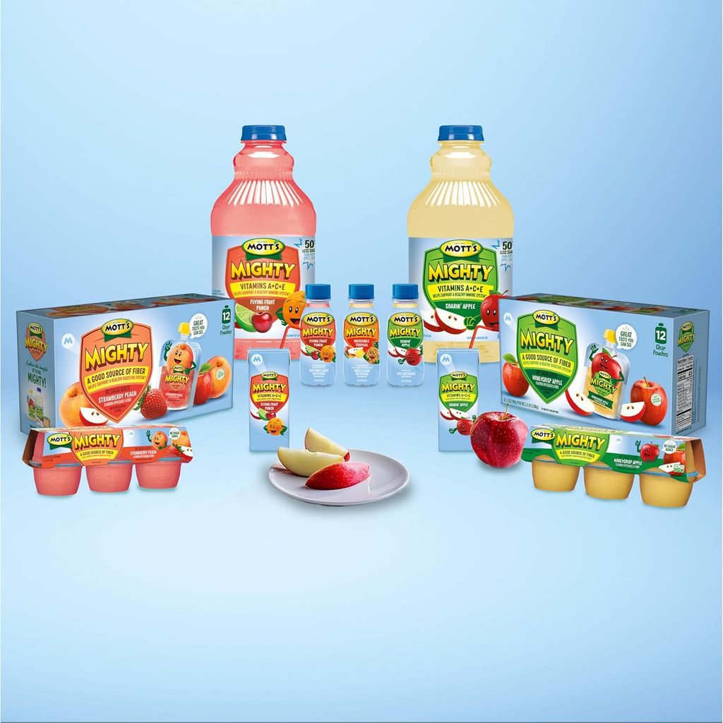 12 Pack 3.2 Oz Honeycrisp Apple Applesauce Pouches L179