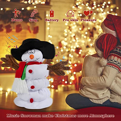 Snowman Plush Toy with 6 Christmas Songs L486