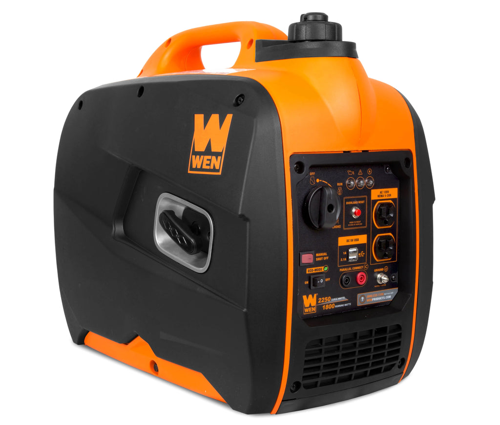 2250-Watt Portable Inverter Generator with Fuel Shut-off H9712