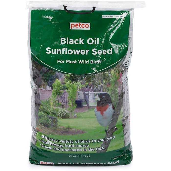 Black Oil Sunflower Seed Wild Bird Food A79553