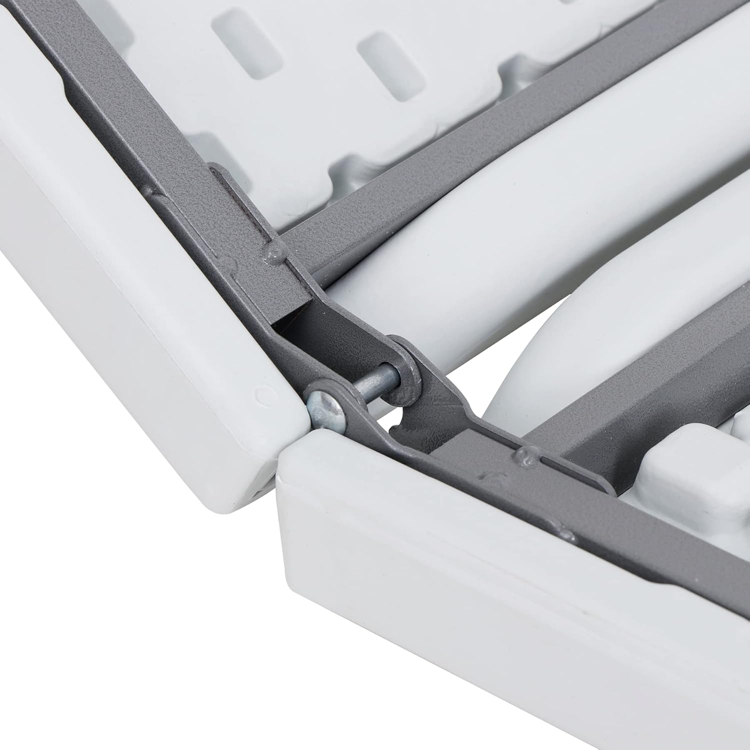 White 8ft Portable Folding Plastic Table S37965