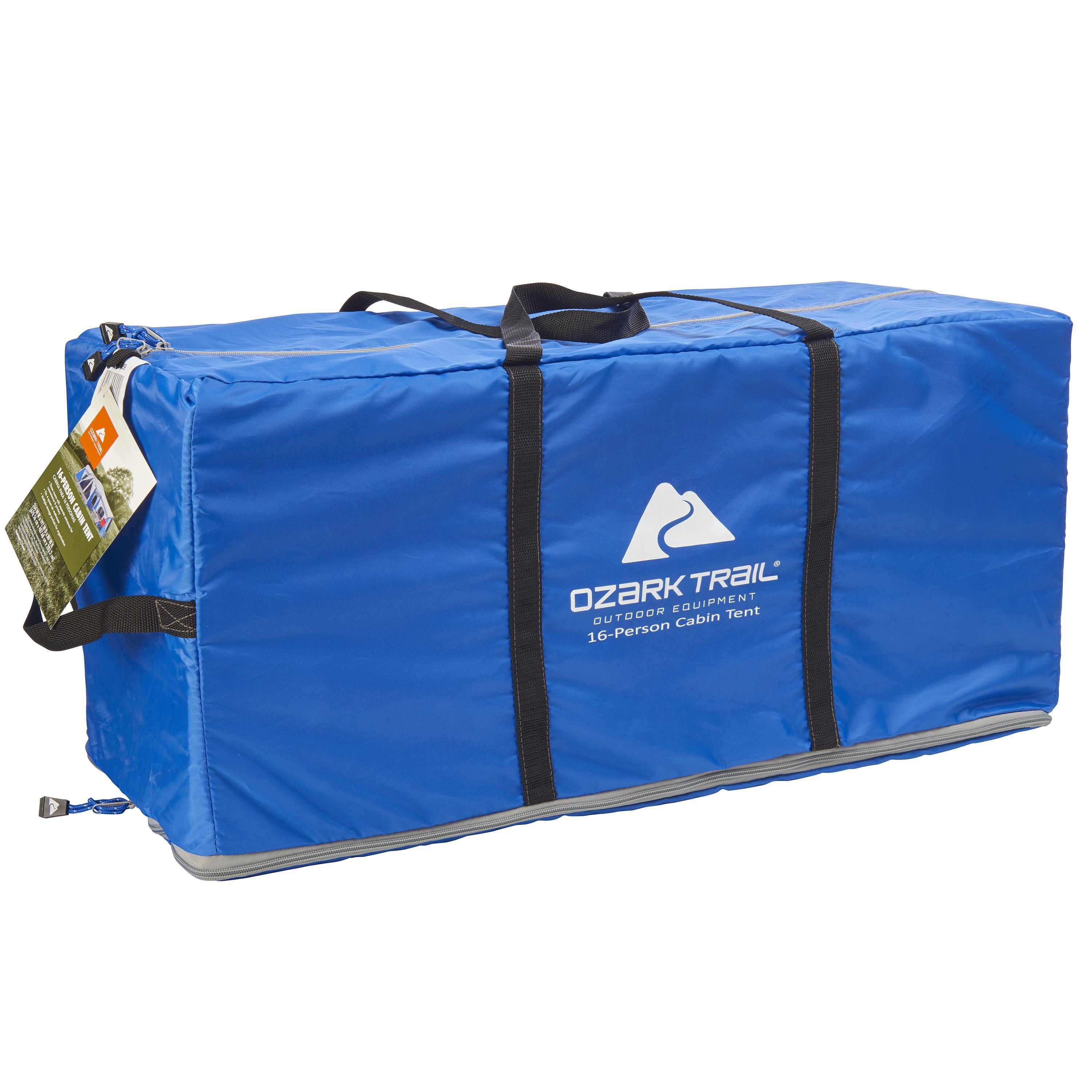 16-Person 3-Room Family Cabin Tent with 3 Entrances A546
