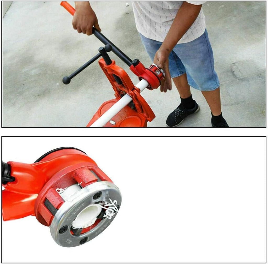 Ratchet Pipe Threader Kit with 6 Dies and Storage Case O53068