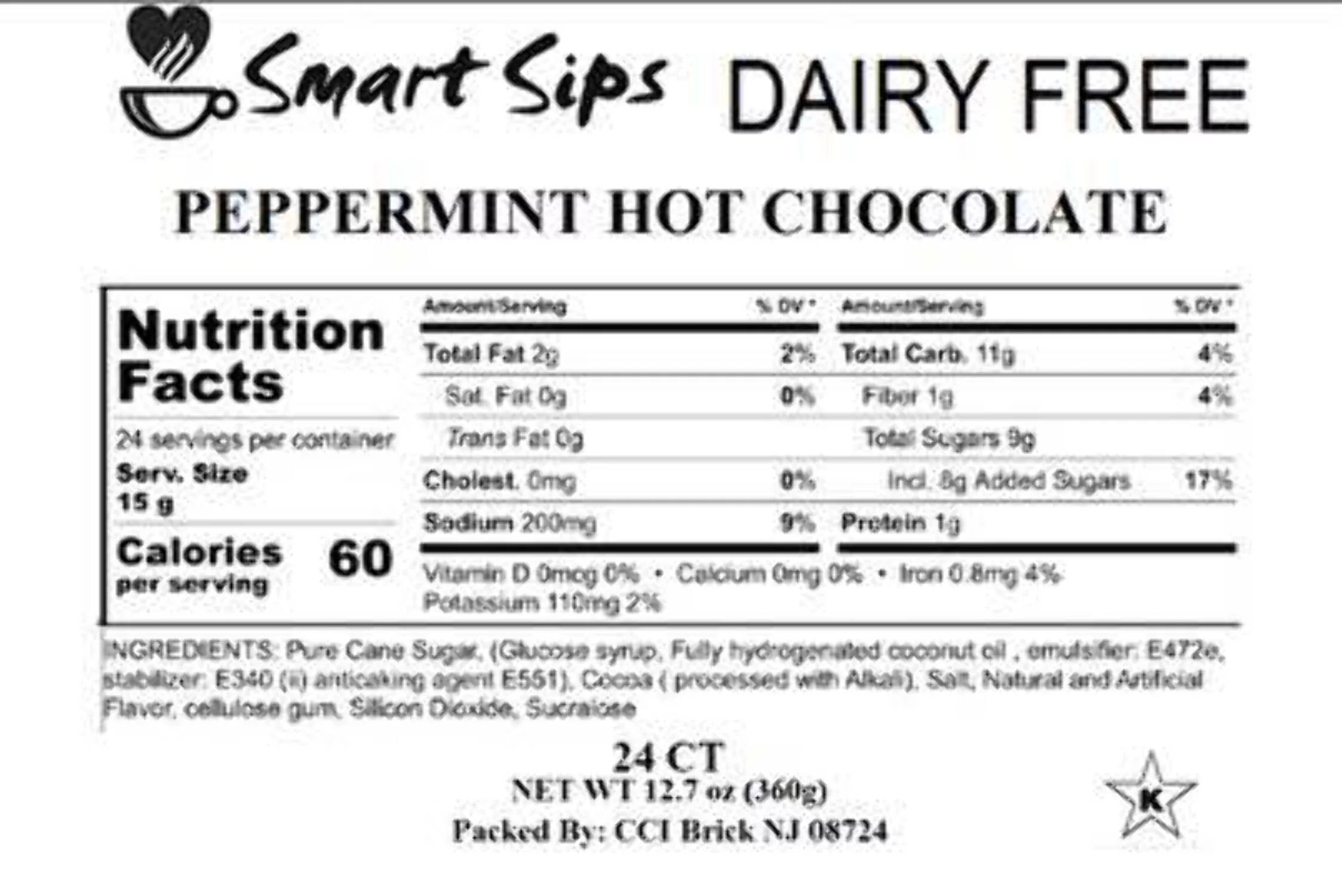Single-Serve Dairy-Free Hot Cocoa Pods C458