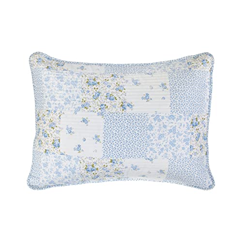 King Cotton Reversible Quilt Set with Matching Shams C838810