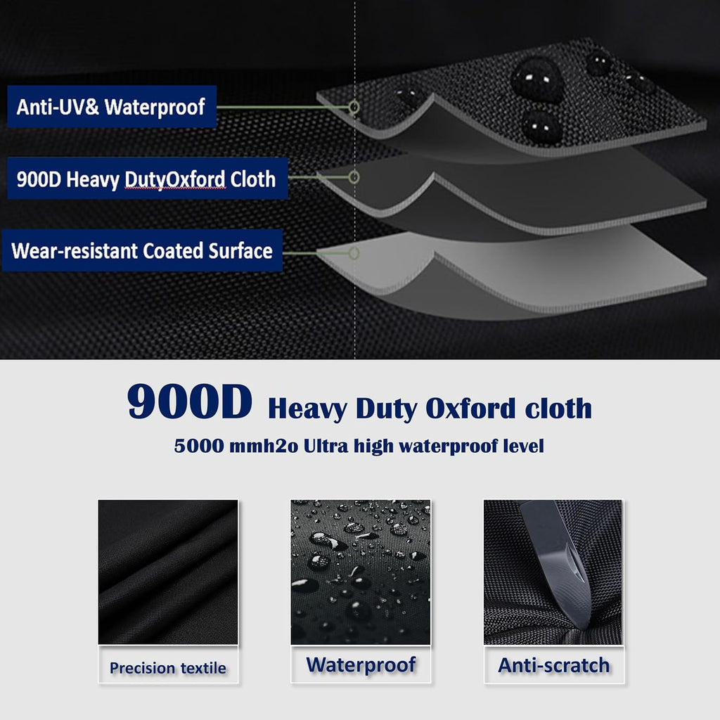 Black 64x40x16 Inches Water Softener Cover V3000