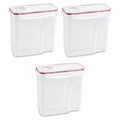 Clear 3-Pack 6 Qt. Cereal Storage Container I18351
