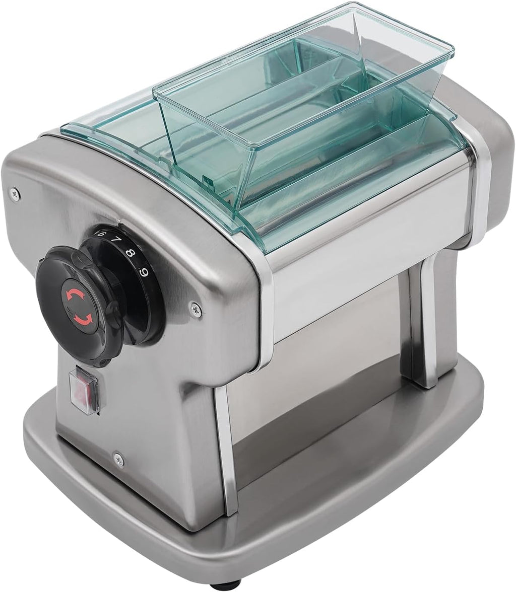 Electric Pasta Maker Machine with 9 Thickness Settings, 2 mm Stainless Steel Blade, 135W Q56783