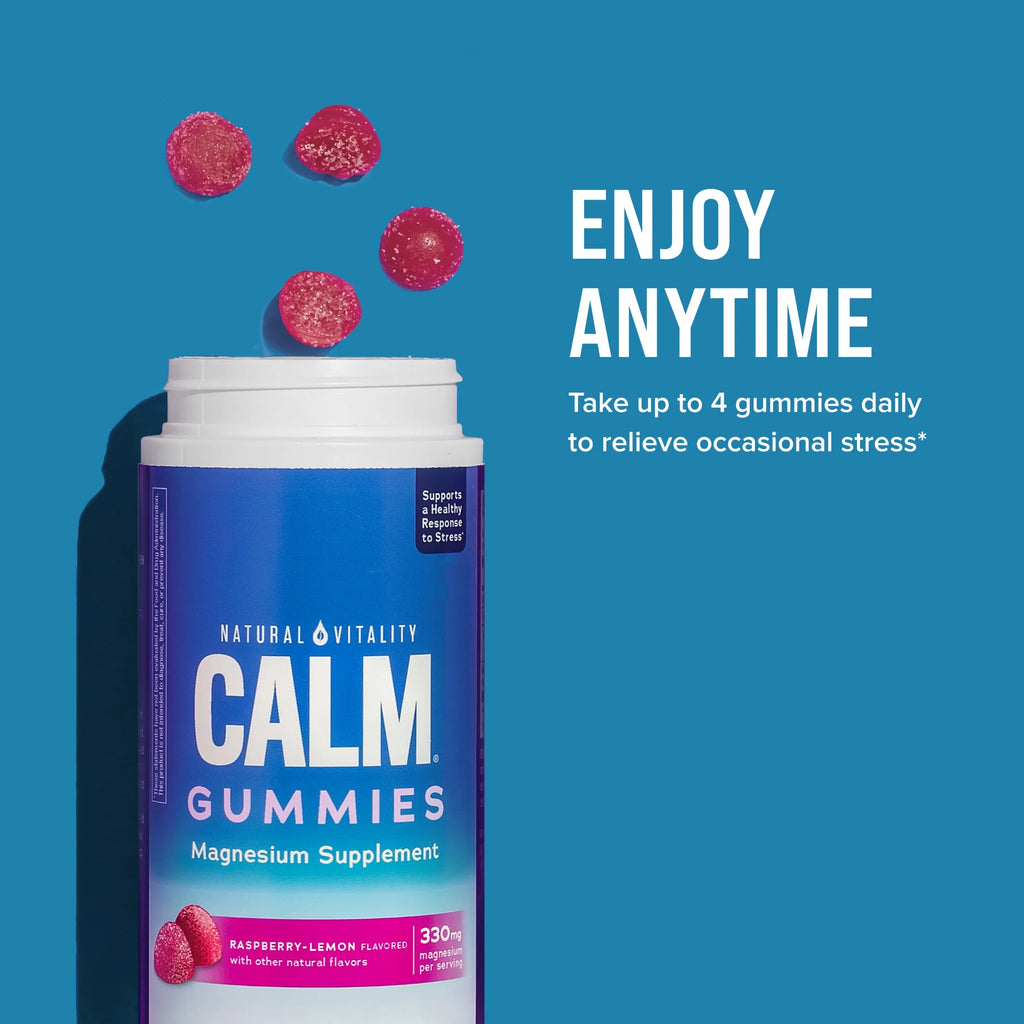 Raspberry Lemon Magnesium Supplement Gummies, 120 Count I52056