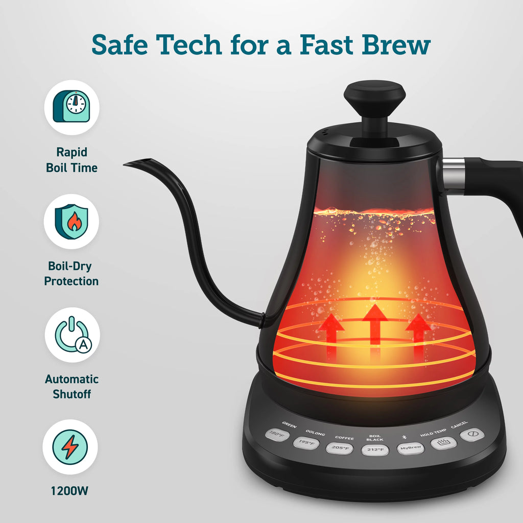 Stainless Steel 0.8L Gooseneck Kettle B601198