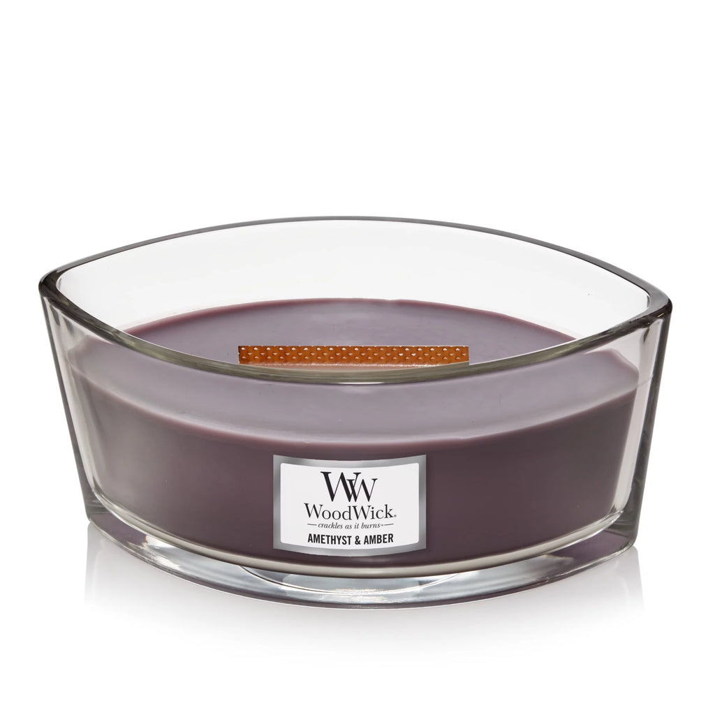 Amethyst & Amber Ellipse Candle Z85217
