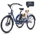 Electric Trike, 7 Speed, 48V 13Ah Battery, Front Suspension, 350W Motor, 24 26 inch Dual Chain Q812307