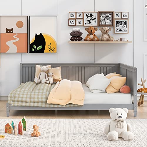 Full Size White Wood Daybed Frame X395