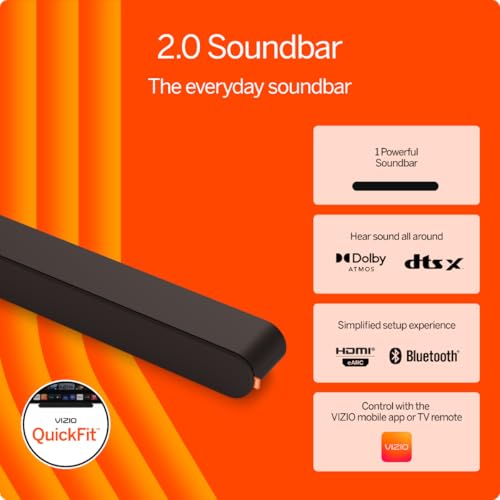 2.0 Soundbar with Dolby Atmos & DTS:X, Bluetooth Speaker I63498