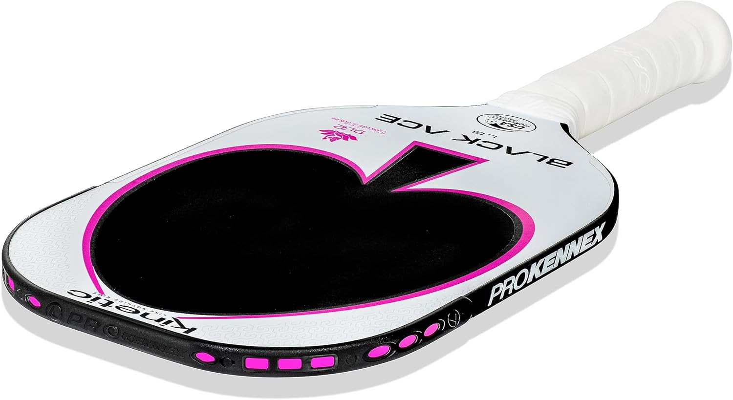 Black Ace LG Pickleball Paddle with Carbon Fiber Face G455