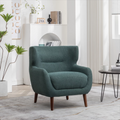 Green Tufted Wingback Armchair S7975