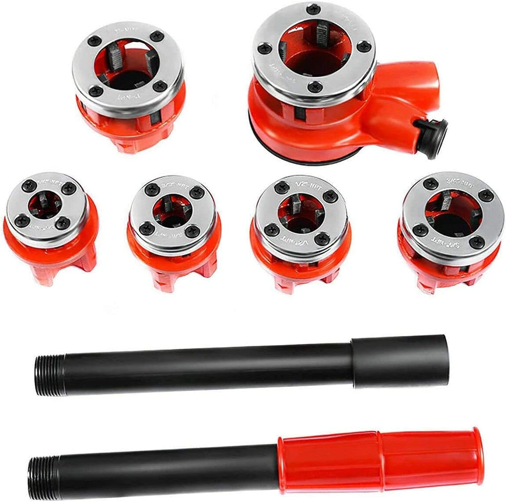 Ratchet Pipe Threader Kit with 6 Dies and Storage Case O53068