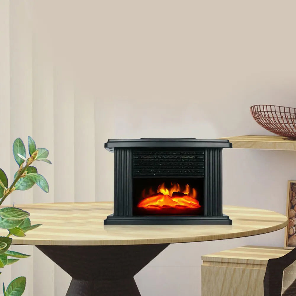 Electric Fireplace Heater Stove 1000W with 3D Flame Effect Y825