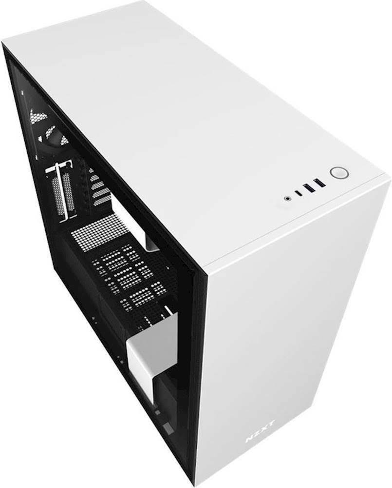 Matte White Mid-Tower ATX Case R543