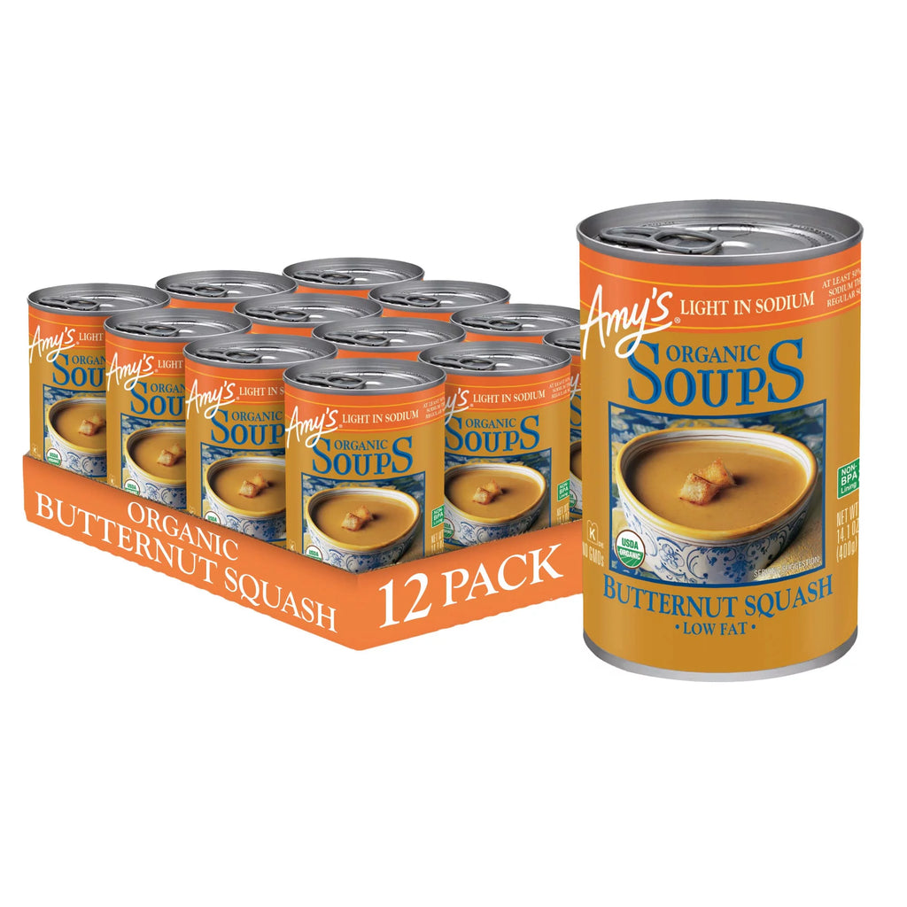 14.1 oz Pack of 12 Vegan Organic Butternut Squash Soup B66500