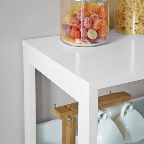 Matte White Freestanding Tall Storage Cabinet E124476