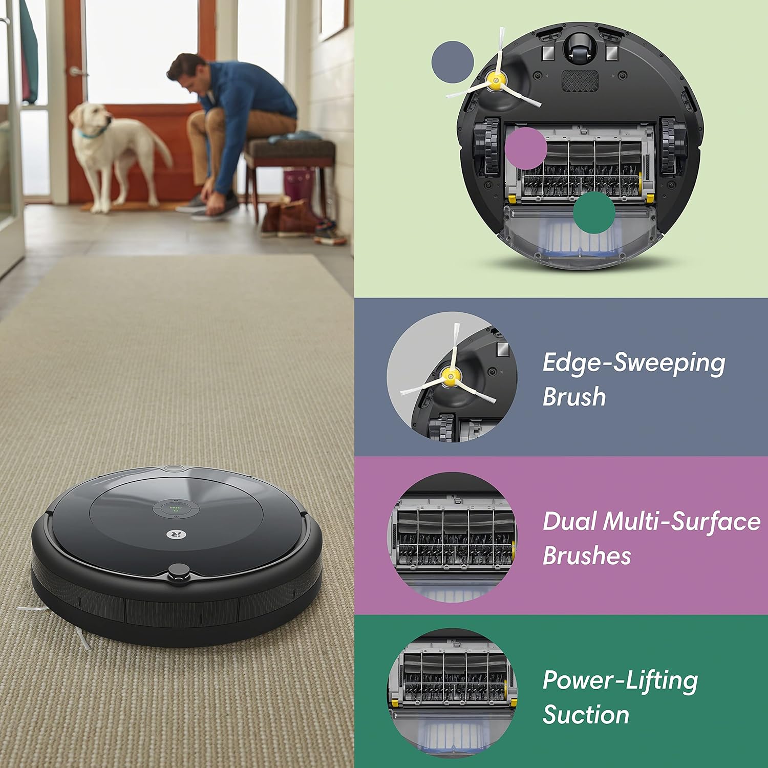 Robot Vacuum with Wi-Fi Connectivity Q271