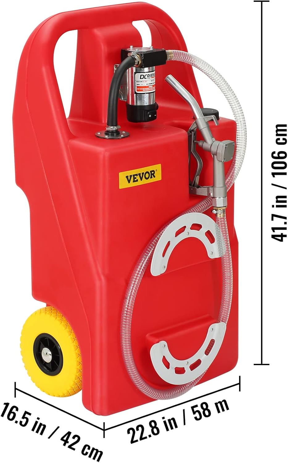 32 Gallon Diesel Fuel Container with 12V DC Transfer Pump Z493