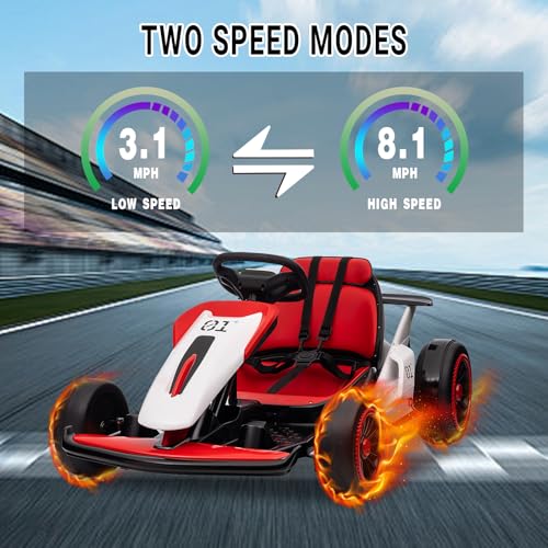 24V Electric Drift Kart with 2X200W Motor, 7AH Battery V78145