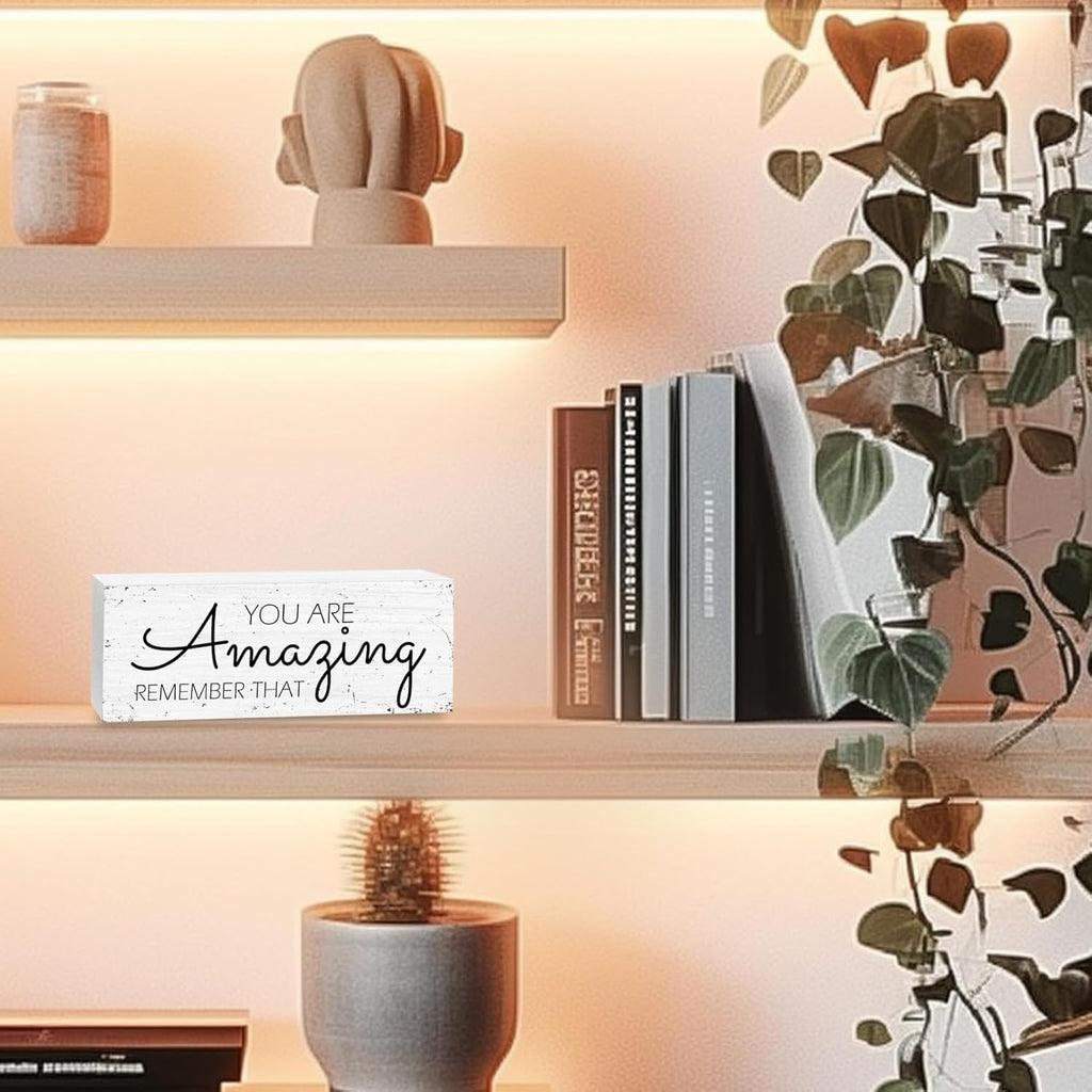 Wooden Sign 8x3x0.6 Inches X267