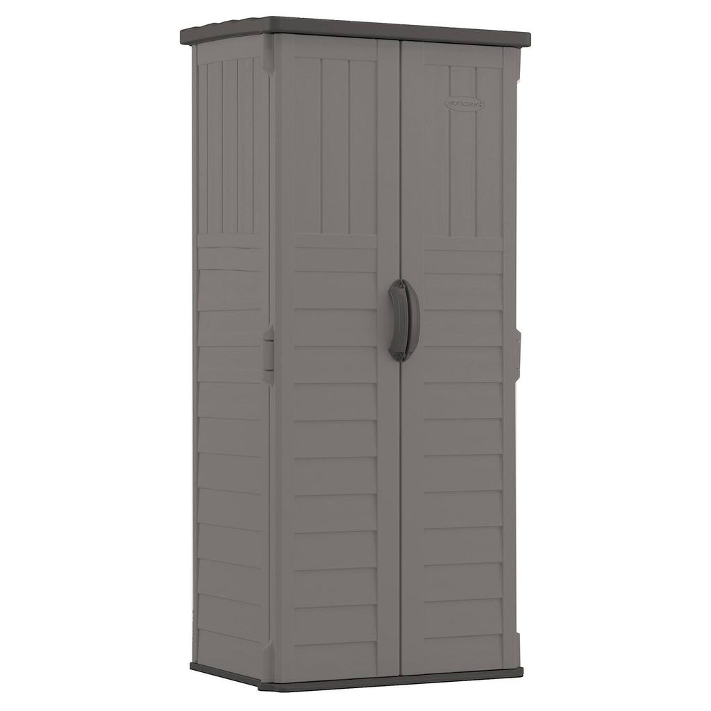 Gray Vertical Storage Shed W259214