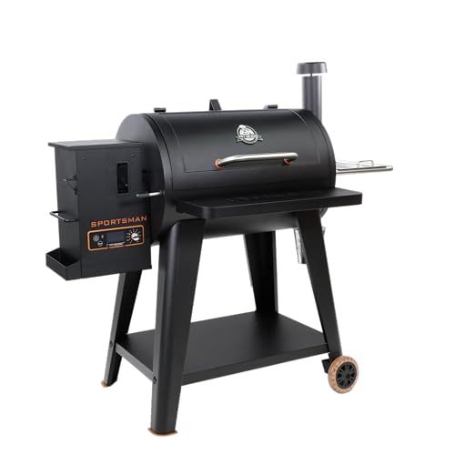 820 Square Inches Black Wood Pellet Grill R471477