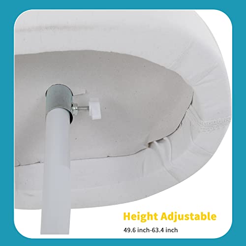 White Height Adjustable Dress Form S260