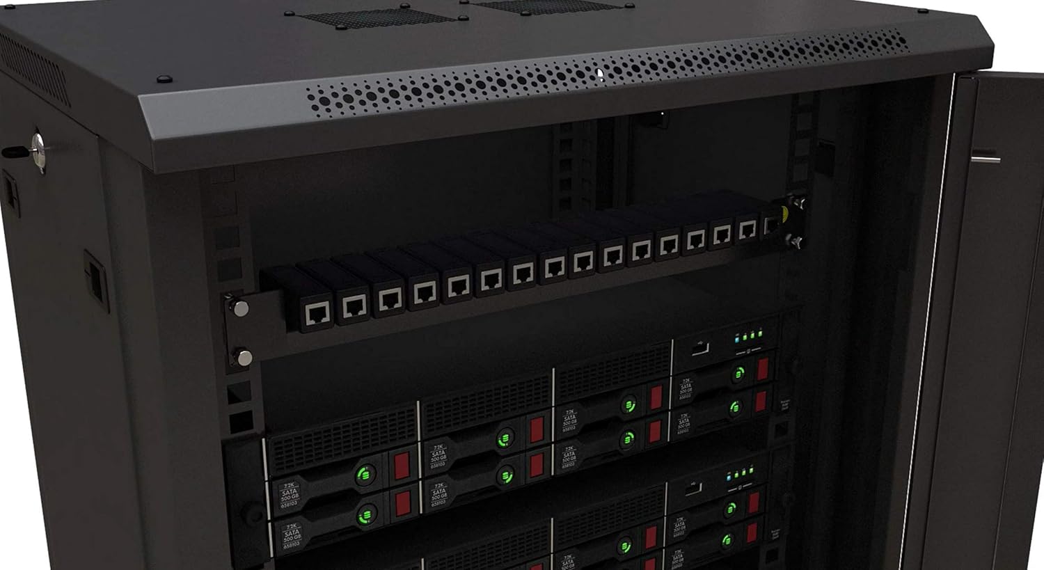 16 Port PoE+ Gigabit Ethernet Surge Protector 1U RackMount U33431