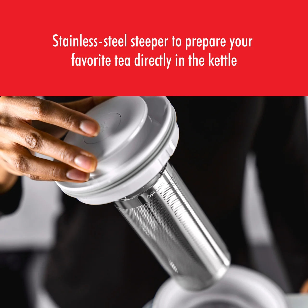Silver Glass Kettle T133074
