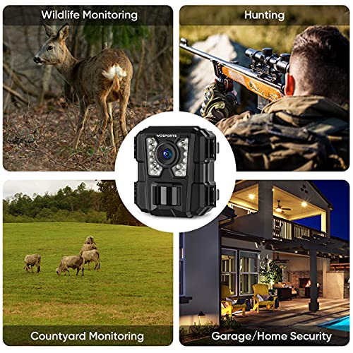 24MP 1080P HD Mini Trail Camera 2 Pack with Night Vision I704