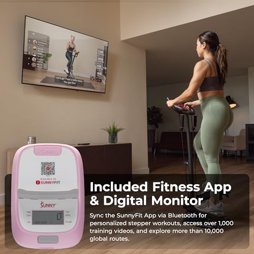 2-in-1 Smart Stepper Machine with Handlebar and Resistance Bands F785