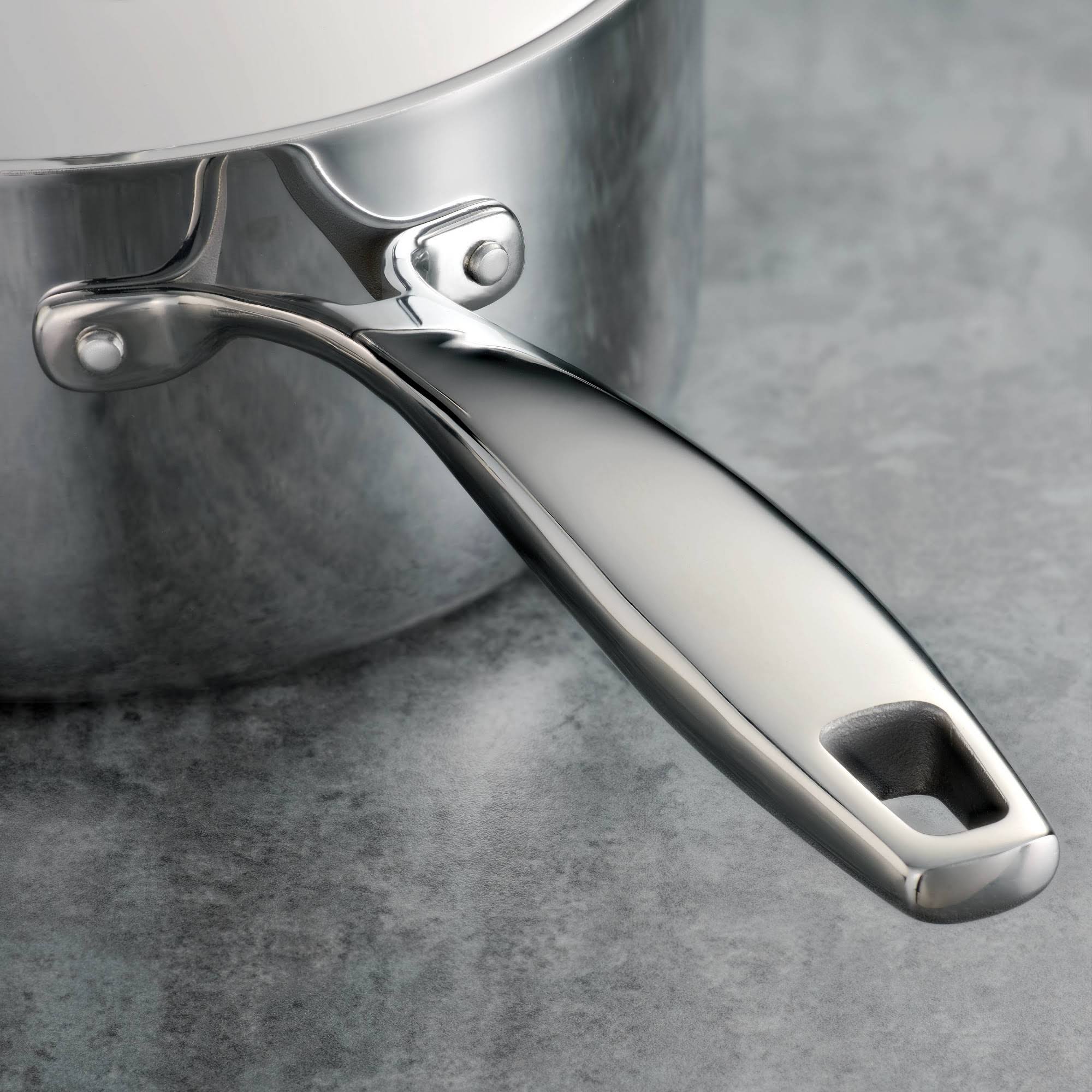 Tri-Ply Clad 3-Quart Covered Deep Saute Pan Y23216
